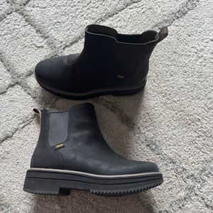 Teva Black Ankle Boots